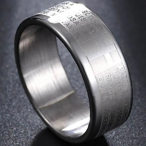 Minimalist Cross Ring