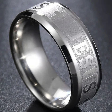 Minimalist Cross Ring